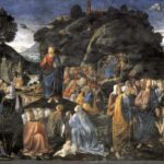 Discorso della montagna (1481/1482). Cosimo Rosselli. Cappella Sistina