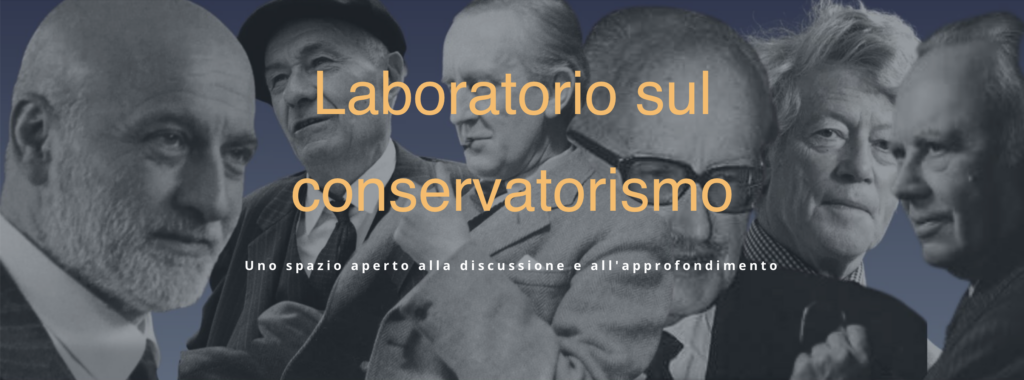 Laboratorio sul conservatorismo. Homepage del sito