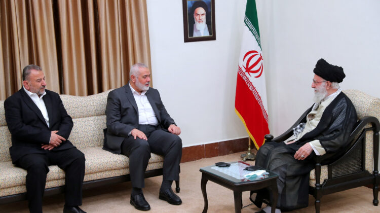 Incontro tra Ali Khamenei con Ismail Haniyeh, a Tehran il 21 giugno 2023