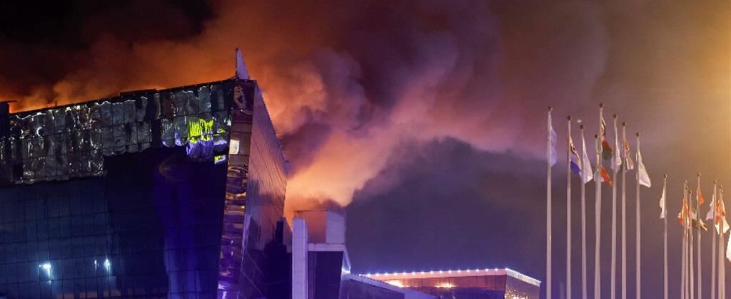 Attentato a Mosca - Incendio del teatro
