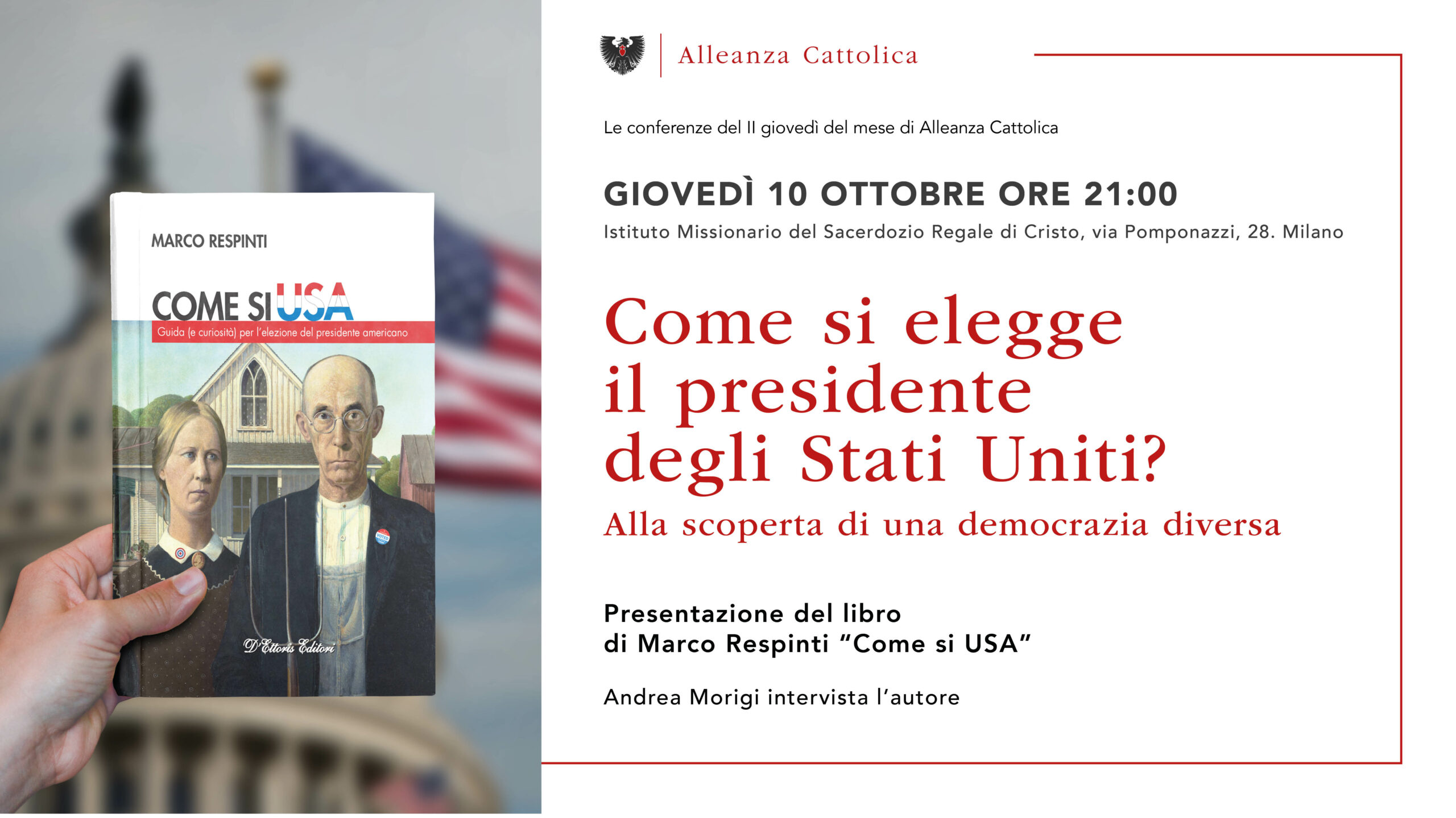 Presentazione del libro di Marco Respinti “Come si USA”