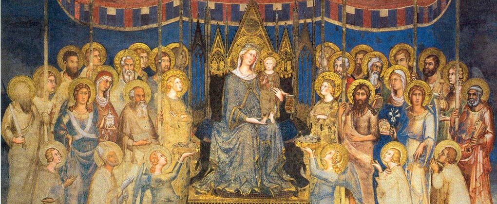 Maestà di Simone Martini, Siena palazzo pubblico 1315-1321