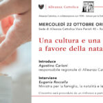 22 Ottobre - ROMA - Evento di Alleanza Cattolica e IDIS con Eugenia Roccella: una cultura e politica per la natalità.