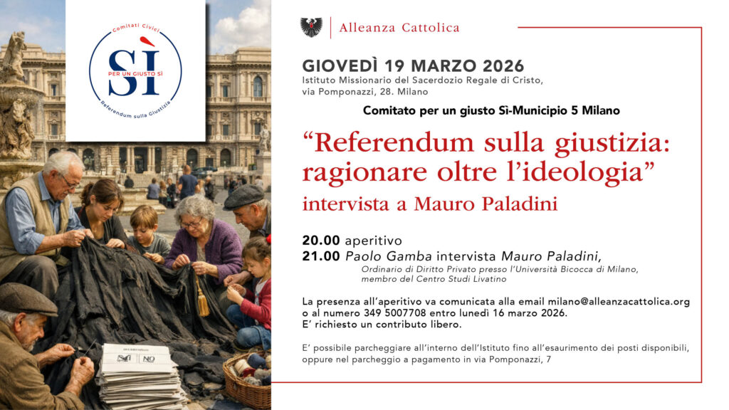 “Referendum sulla giustizia: ragionare oltre l’ideologia” intervista a Mauro Paladini